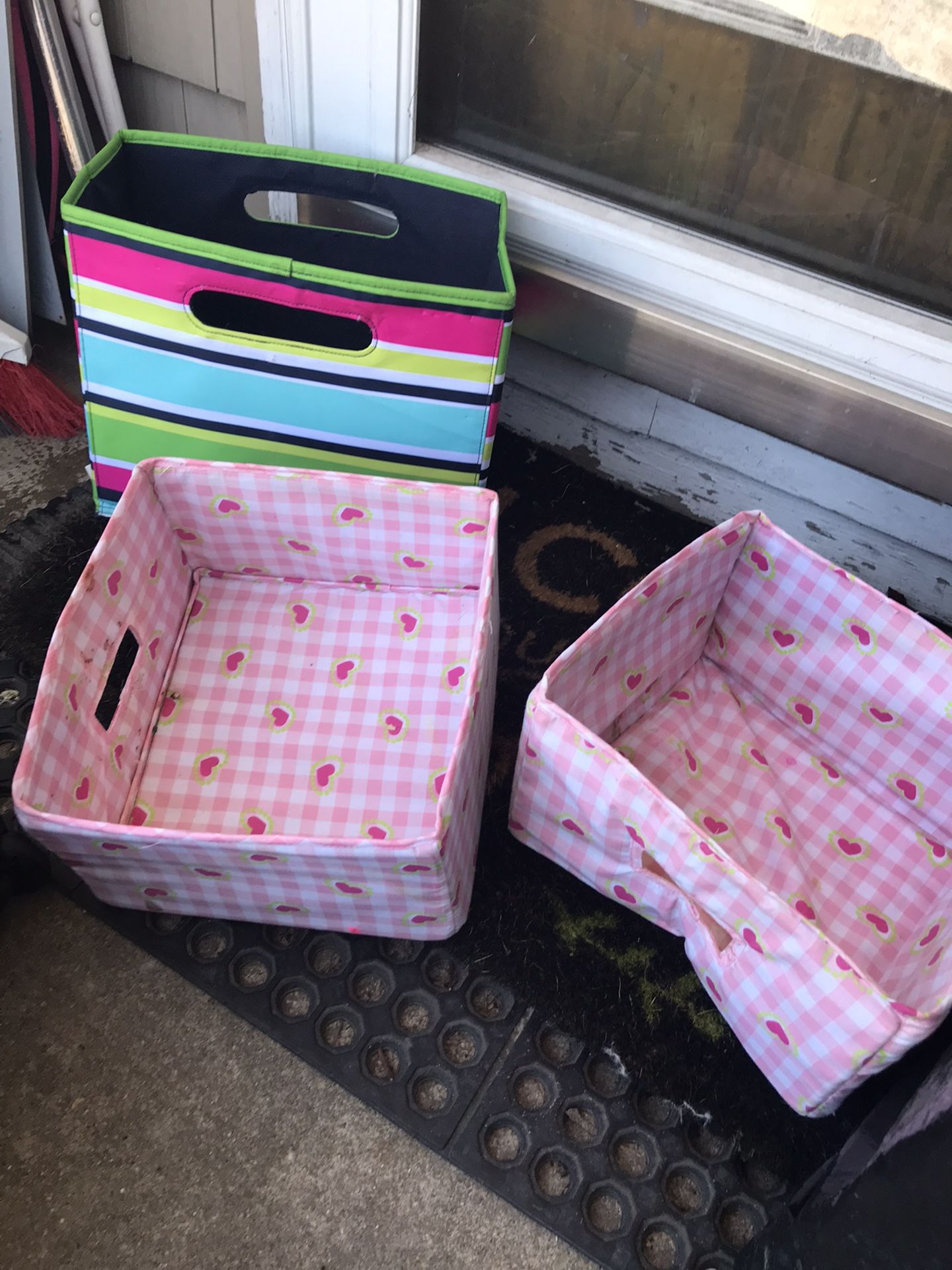 Nice Fold Up Cloth Storage Containers Only $10 Firm
