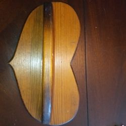 Vintage Wooden Heart Shelf 