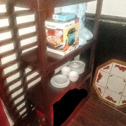 Brown Plastic Shelf