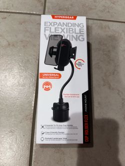 HyperGear Cup Holder Flex Universal Car Phone Mount Adjustable Gooseneck – New