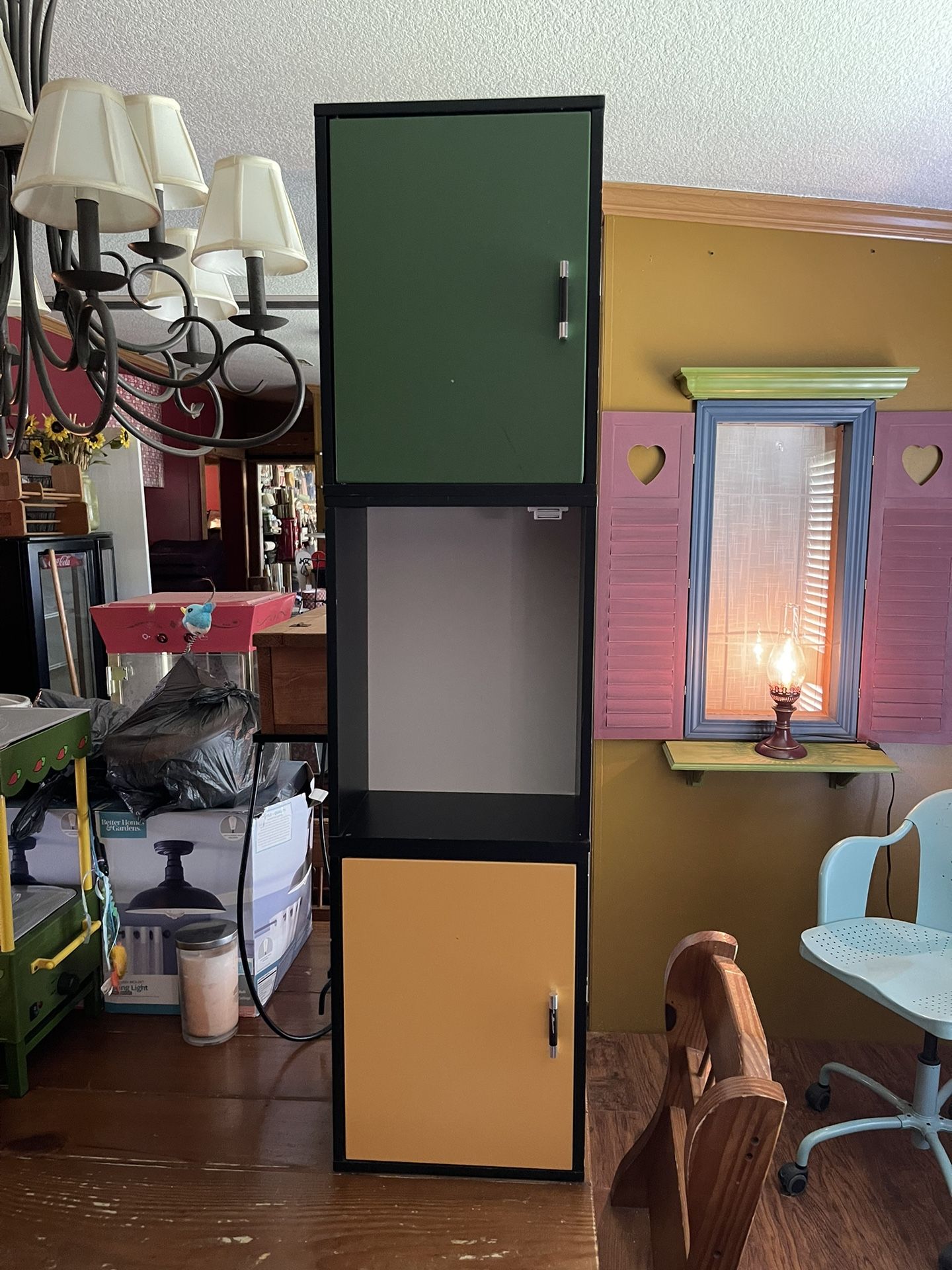 Small Cabinets and Cubby Shelf