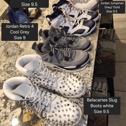 Belacartes Slug Boots/ Air Jordan Retro 4/ Air Jordan Retro 6/ Jordan Jumpman