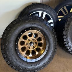 SCS-10 Rays Copper Brush Rims With 275/70 17 Tires.