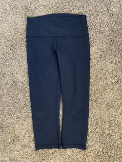Blue Cropped Lulú Leggings