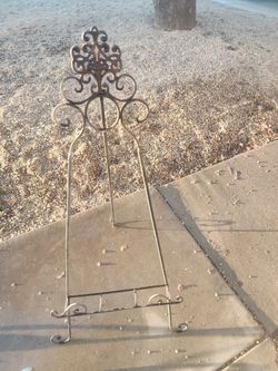 2  EASELS ROD  IRON,REALLY NICE...