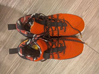 Orange and Black Shoes