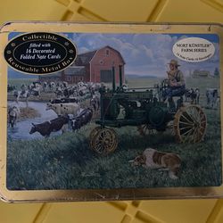 New Vintage Collectable Tin Notecards