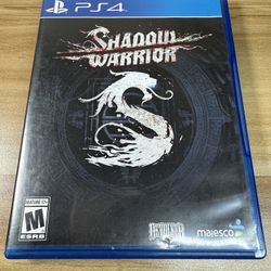 Shadow Warrior PS4 