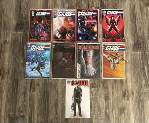 G.I. Joe & Snake Eyes Comic book Lot (9 Issues)