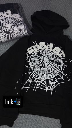 Spider hoodie Black n White