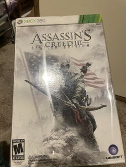 Limited Edition Assassin’s Creed 3 Xbox 360 package