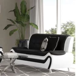 Black White Sofa