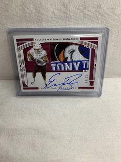 2020 National treasures 5 Color Patch Rookie Auto 4/10 Eno Benjamin