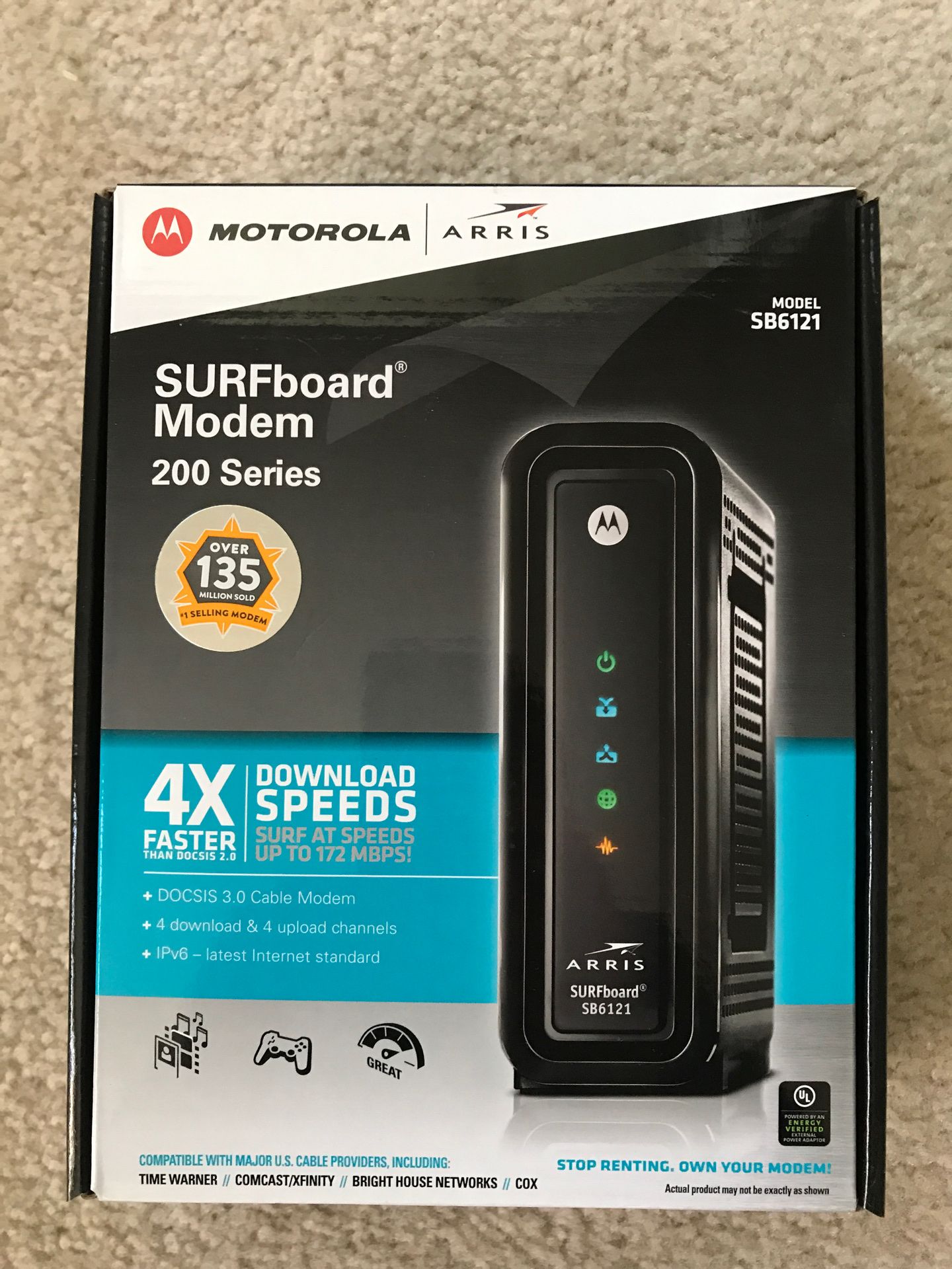 Motorola Arris Surfboard SB6121 Cable Modem