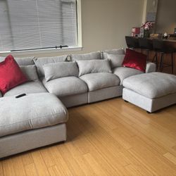 Grey Sectional Couch