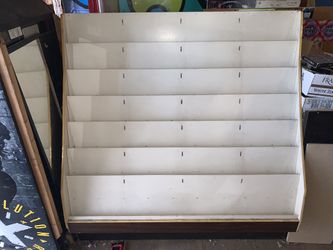 5 foot 7 row vinyl record holder/display