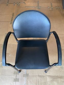 Cushioned Black Chair