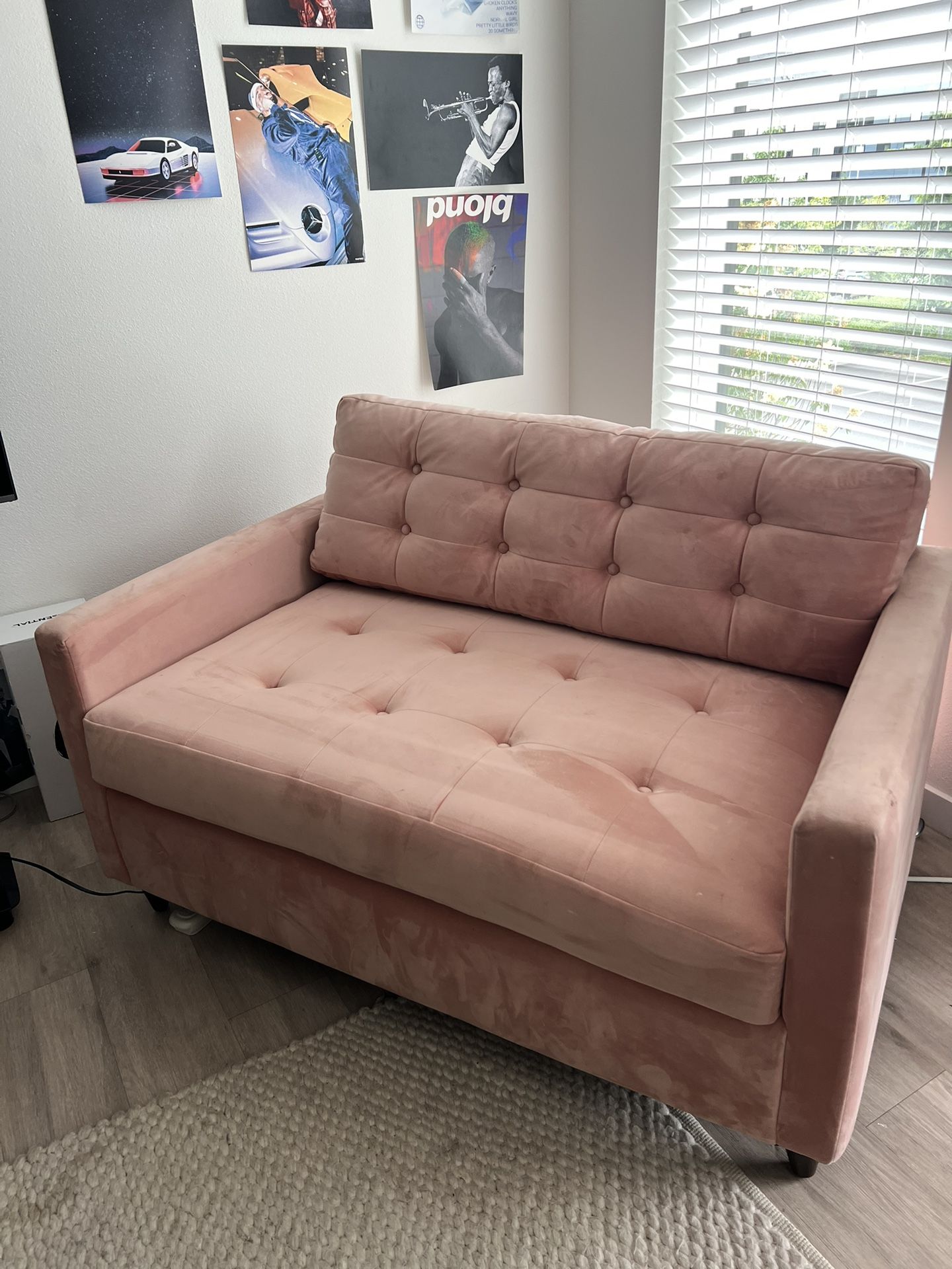 Pink Pull Out Couch