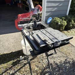 Husky Portable Wet Saw & Stand