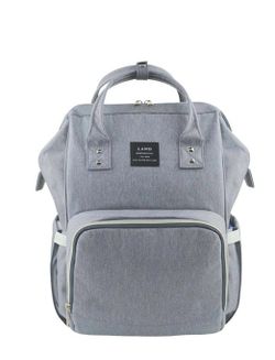 Grey Diaper Bag 