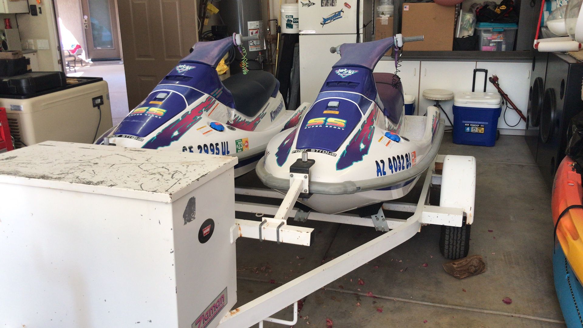 2 Kawasaki 750 SS Jet Skis