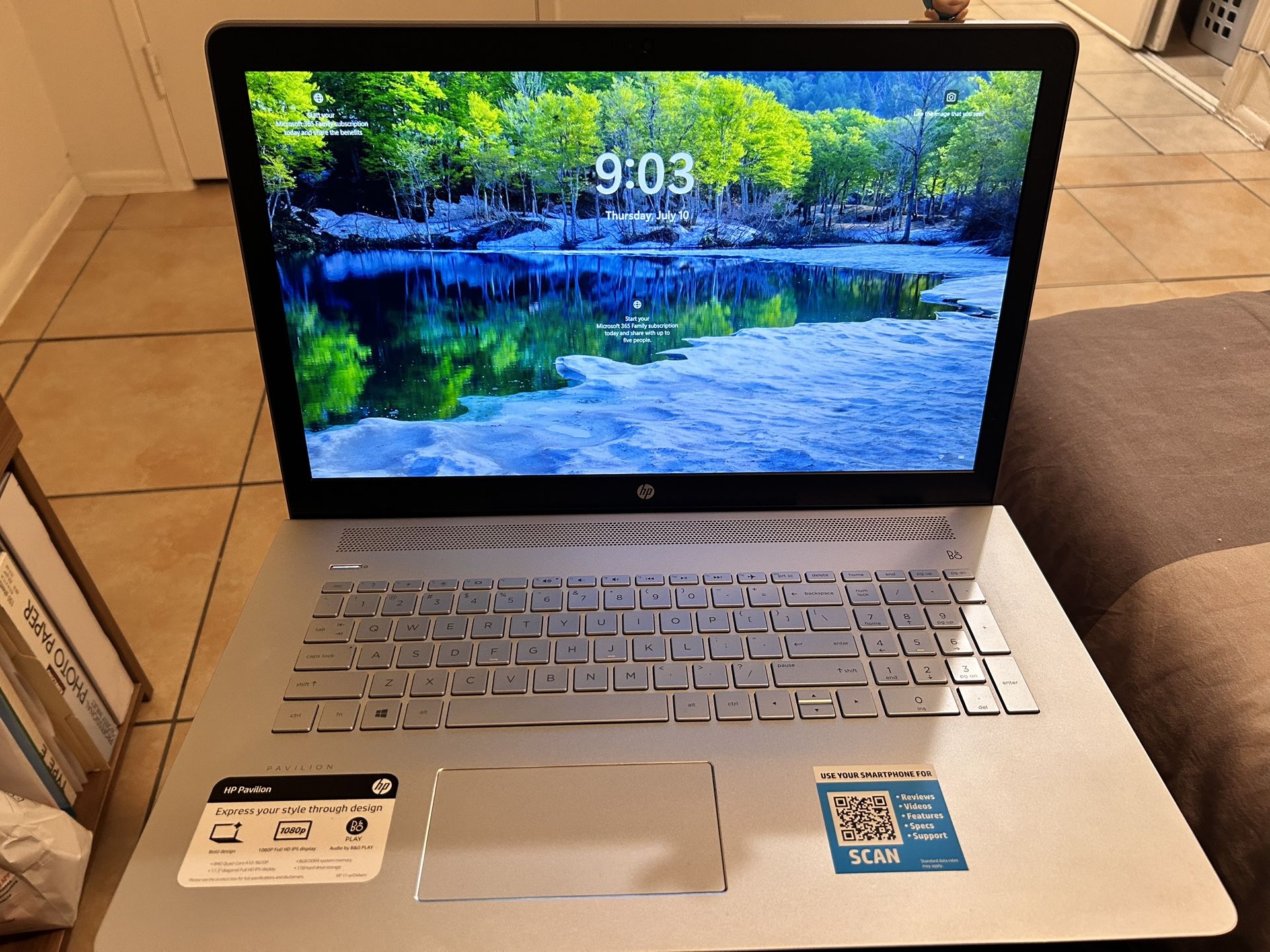 HP Laptop Silver 