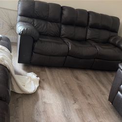 Leather Couch 