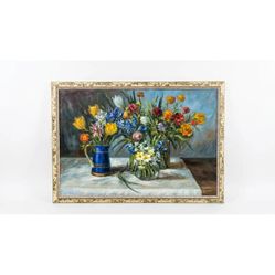 NY: Framed Floral Still Life