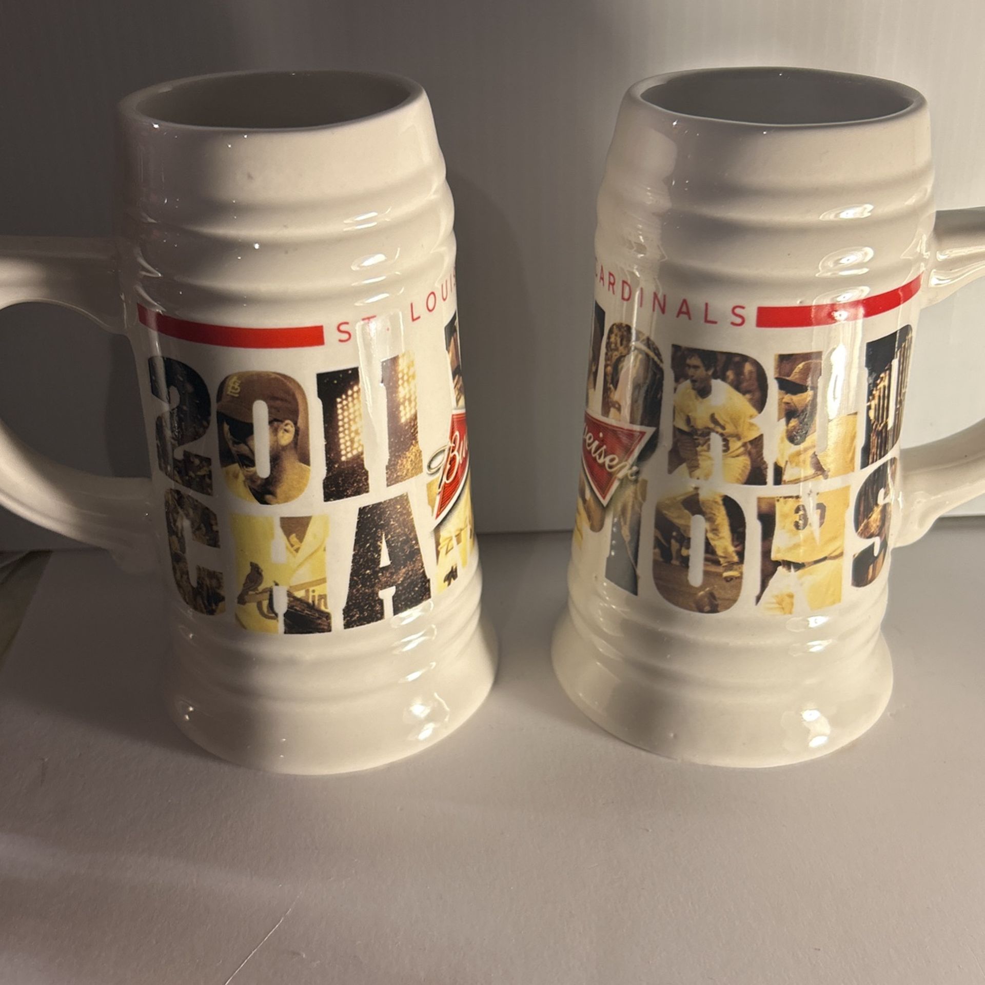 St. Louis Cardinals 2011 Budweiser world champion Steins