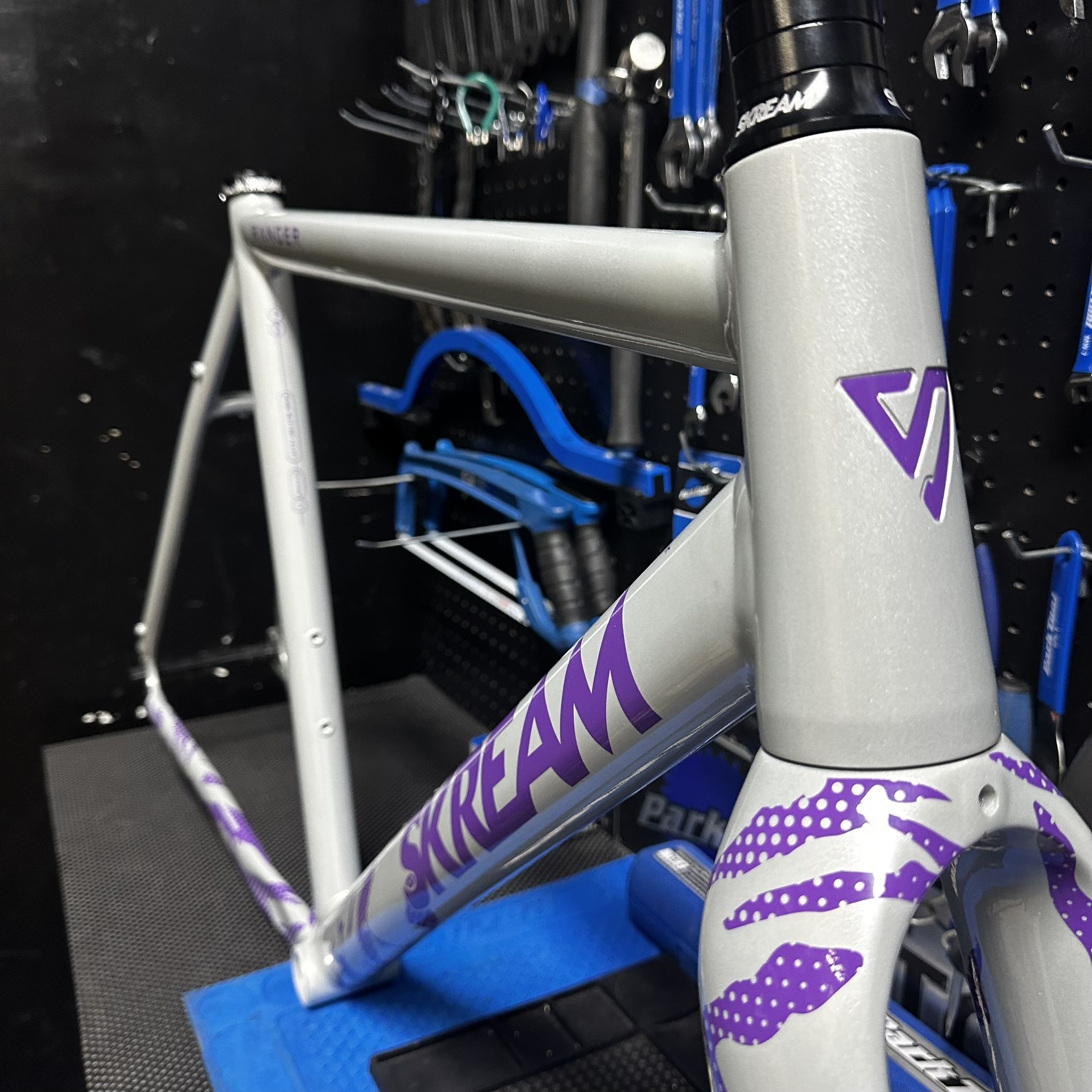 New Skream Ranger Grey / Violet Tracklocross Frameset 55/56cm