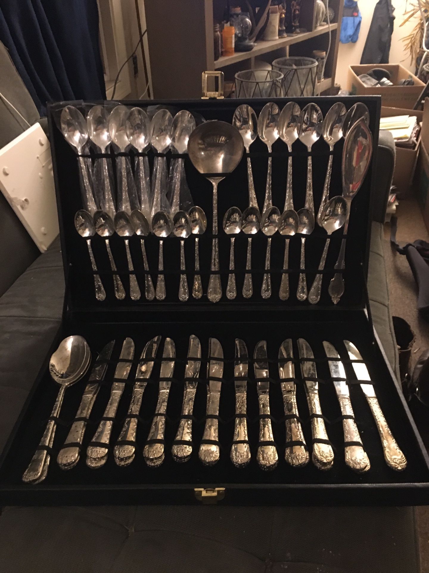 WM. Rogers & Sons Enchanted Silver Plated Flatware Pieces