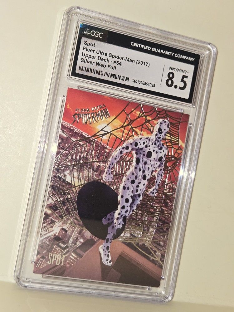 Spot
Fleer Ultra Spider-Man (2017)
Upper Deck - #64
Silver Web Foil