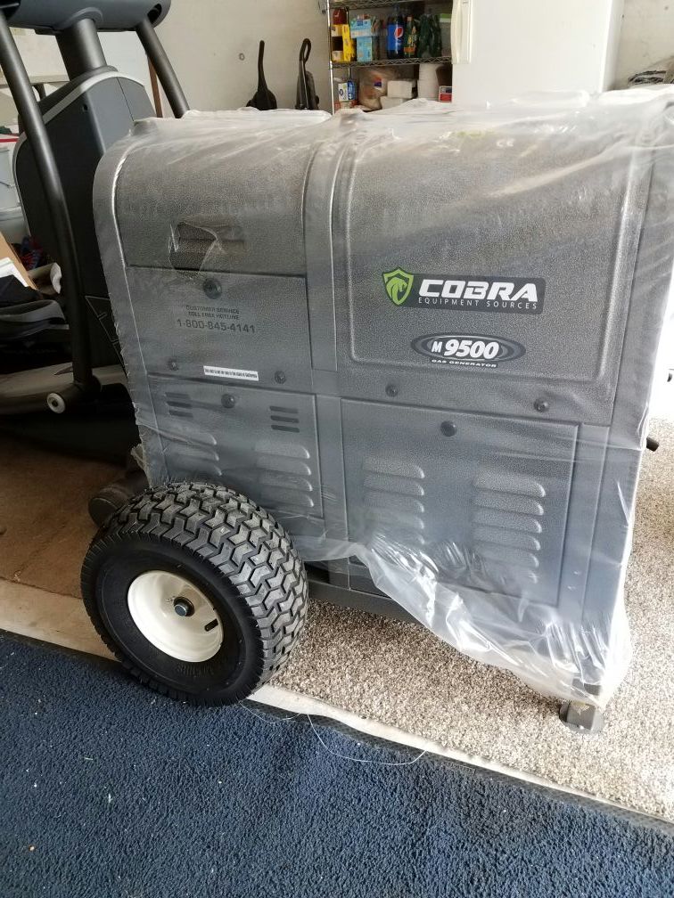 Brand new never used Cobra equipment sources Mike 9500 gas generator