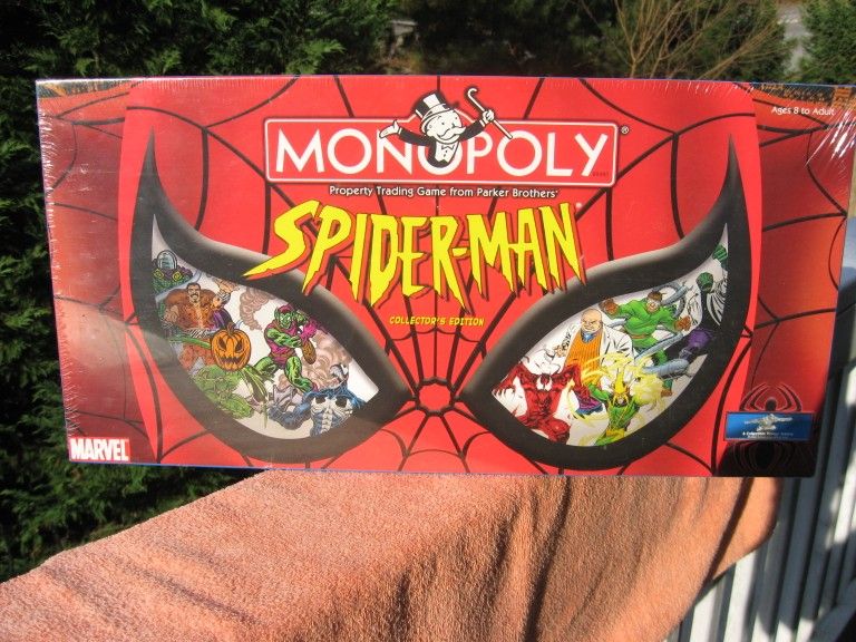 Monopoly Spider-Man Collector's Edition 2002~New & Factory Sealed!