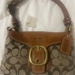 VTG Y2K Coach Bleecker Legacy Signature handbag
