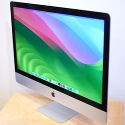 iMac 5K Retina 27-inch 512GB SSD Radeon Pro Intel Core i5 Quad-Core 3.4GHz 16GB Ram macOS Sequoia