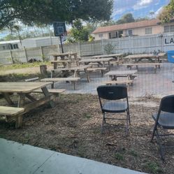 Outdoor Pressure Treated Tables 