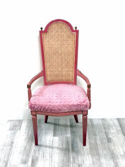 Vintage Style Cane-Back Armchair 💕Please Read Description
