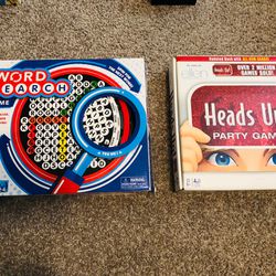 Board Games- Word search and heads up