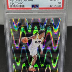 2023 Panini Select #75 Keyonte George Tectonic PSA 10