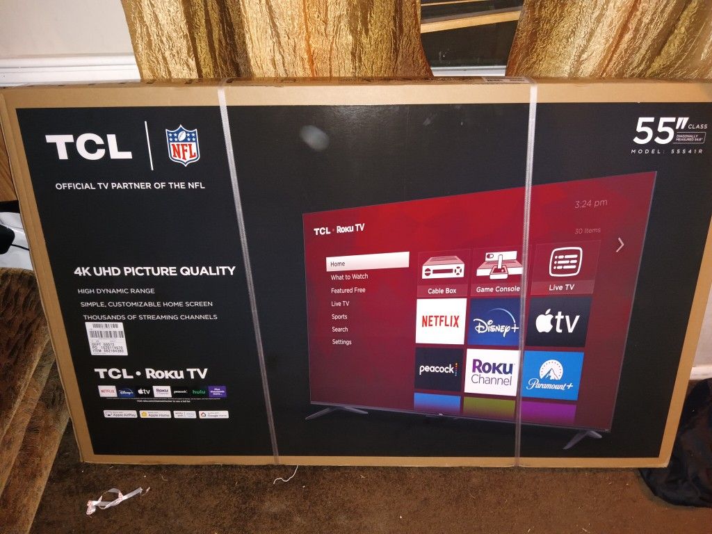 55 Inch TCL Roku Tv