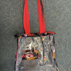 KC Chiefs Clear Tote Bag