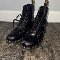 Doc Martens Men’s 9 Burgundy Red Safety Shoe 