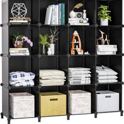 Black 16 Cube Storage Organizer    Check Out My Other Listings 