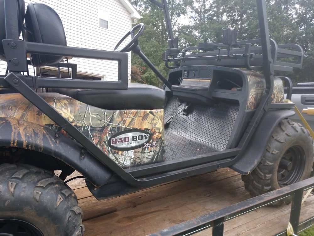 2012 Buck Commander XTO Bad Boy Buggy Classic, 4x4 Electric Hunting UTV