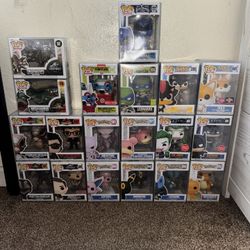 Funko Pops $5 Each (Shadow And Tails $10 Each)