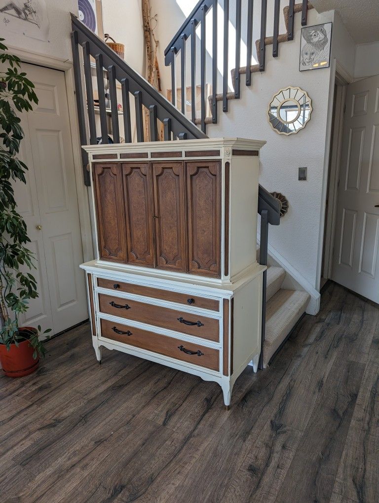 Dresser, Solid Wood, Vintage, Chest, Victorian