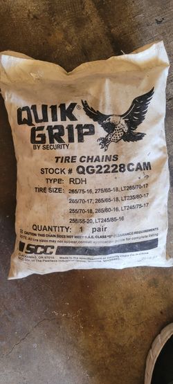 Truck/suv snow chains