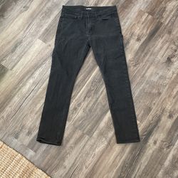 Mens Black Jeans 33x32