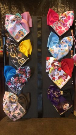Princess hair bows